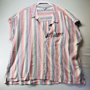 Orvis Pastel Striped‎ Casual Shirt
